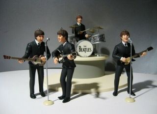 The Beatles 30th Anniversary Figures - Hallmark Apple - Ed Sullivan John,  Paul