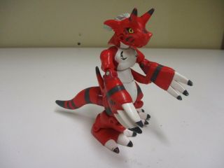 2001 Digimon Growlmon Action Figure Toy Collectible Bandai