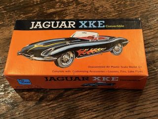 1970s (no Upc Code) Palmer Jaguar Xke Convertible 1/32 Scale Model Kit