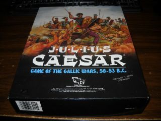 Spi/tsr: Julius Caesar: Game Of The Gallic Wars: Unpunched
