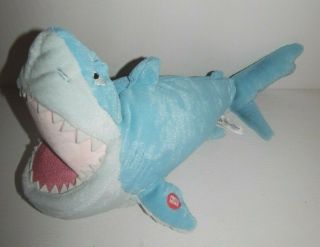 Plush Talking 20 " Bruce Shark Finding Nemo Disney Parks Toy Htf