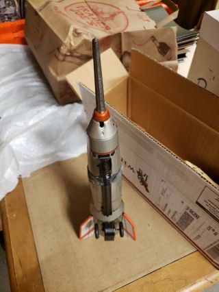 Interkozmosz Tin Litho Friction Rocket 