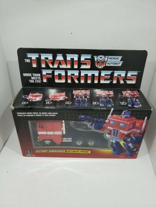 Transformers Optimus Prime G1 2018 Walmart Exclusive Autobots Reissue