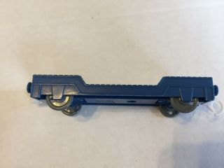 Thomas and Friends Trackmaster Blue Flatbed Cargo Car Y3346 2009 Mattel 4