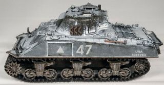 Unimax Forces Of Valor 1/32 Scale Tank U.  S.  M4a3 Sherman Bastogne 1945