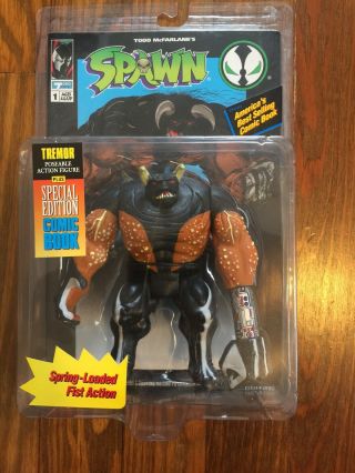 Spawn Series 1 Tremor Action Figure Brown & Black 1994 Todd Toys Mcfarlane Toys