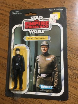 Imperial Commander Vintage Star Wars Empire Esb Kenner 41 Back Figure