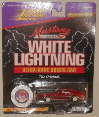 Ultra Rare 1997 Johnny Lightning White Lightning 1969 Mustang Mach 1 Red