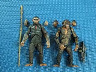 Neca Dawn Of The Planet Of The Apes Caesar Koba Series 1 - 2