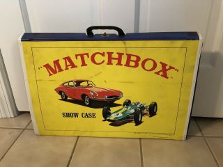 Vintage Matchbox Show Case Lesney Ideal Toy Corp Holds 48 Cars Cool Rare