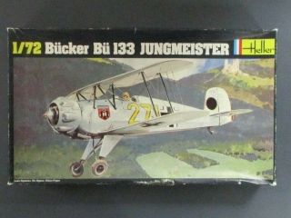 Heller 1/72nd Scale Bucker Bu 133 Jungmeister Kit No.  228 In Open Box