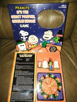 IT ' S THE GREAT PUMPKIN Charlie Brown Peanuts Halloween Snoopy BOARD GAME rare 2