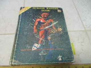 Advanced D&d - Dungeon Masters Guide By Gary Gygax (1979,  Hardcover) Ad&d Book