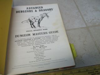 Advanced D&D - Dungeon Masters Guide by Gary Gygax (1979,  Hardcover) AD&D Book 4