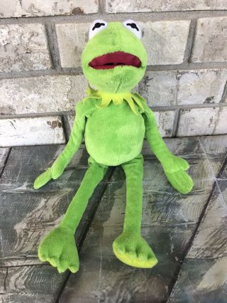 Ty Kermit The Frog Muppets 16 " Plush 2013 Disney Beanie Buddies P11