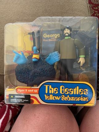 The Beatles Yellow Submarine George With Blue Meanie Spawn Macfarlane Toys (jr)