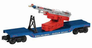 K - Line By Lionel 6 - 22243 Ringling Bros.  Barnum & Bailey Human Cannonball Car