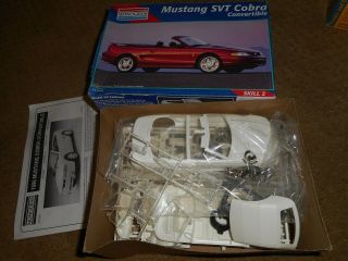 Monogram Mustang Svt Cobra Convertible Nmib Model Kit