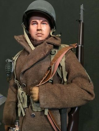 Custom Built 1/6 Scale Dragon Wwii Us Army Nco Battle Of The Bulge
