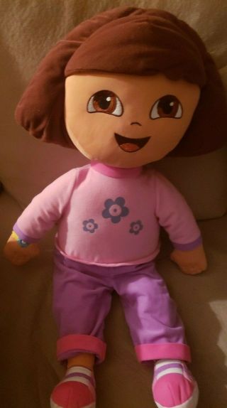 Large 2011 Dora The Explorer Plush Doll 25 Inch Nickelodeon