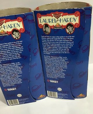 LAUREL AND HARDY DOLLS STAN & OLIVER ACTION FIGURE COLLECTORS SERIES TARGET 1997 2
