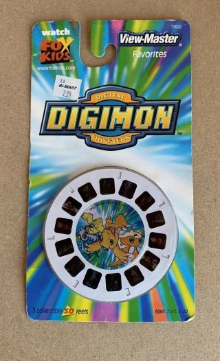 Vintage Digimon Digital Monsters Anime View Master Favorites Collectible 90s