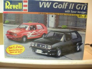 Vw Golf Ii Gti With Stock And Tuner Version,  1/24 Scale,  Revell,