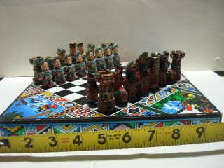 Spanish Conquistador vs Aztec Mayan Chess. 2