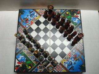 Spanish Conquistador vs Aztec Mayan Chess. 3