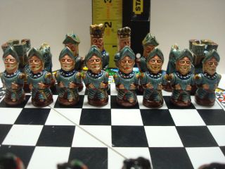 Spanish Conquistador vs Aztec Mayan Chess. 4