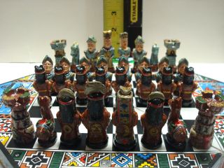 Spanish Conquistador vs Aztec Mayan Chess. 6