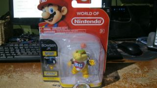 World Of Nintendo Mario Bowser Jr Figure With Bomb 4 " Inch Line Jakks 2015