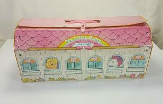 Vintage 1983 Hasbro My Little Pony Carry Case Stable 6 Stalls Storage