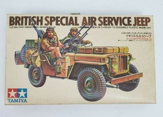 Tamiya 35033 1:35 British Special Air Service Jeep Military Plastic Model Kit
