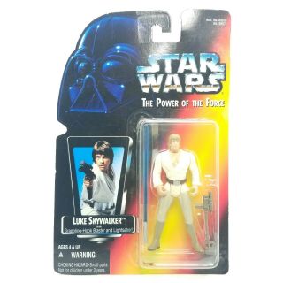 Nip 1995 Star Wars Luke Skywalker The Power Of The Force Potf Action Figure