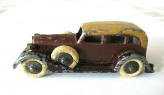 Vintage Tootsie Toy Graham 6 - Wheel - Convertible Sedan - All Org - 2 - Tone Paint