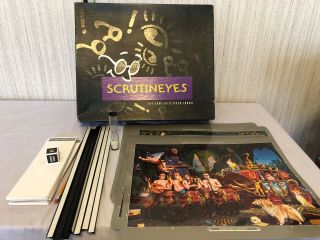 Scrutineyes Board Game Mattel Vintage 1992 100 Complete W/ Box
