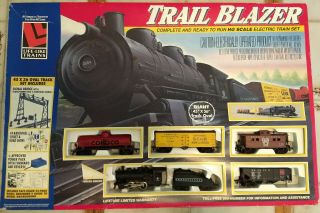 Life - Like Pennsylvania Themed Trail Blazer Ho Scale Electric Train Set 45 " X 36 "