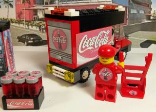 Lego Custom City COCA COLA SET.  TRUCK.  Vending Machine.  Minifigure & MORE 3