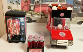 Lego Custom City COCA COLA SET.  TRUCK.  Vending Machine.  Minifigure & MORE 6
