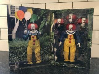 Pennywise The Dancing Clown It 1990 Tim Curry Movie Figure Neca Nib 7 Inch Scale