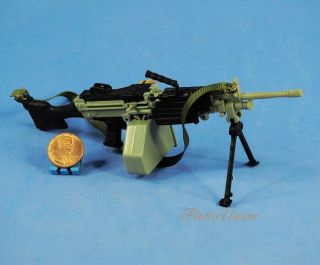 1:6 Action Figure G I Joe M249 Light Machine Gun Lmg Saw Minim Model K1025_s