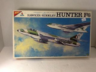 Nichimo Hawker Siddeley Hunter F6 Model Plane Kit,  1/48 Scale Cib