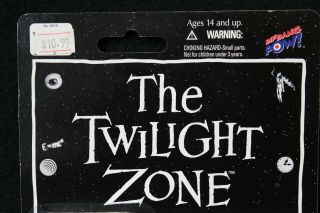 The Twilight Zone 3 3/4” Action Figure Santa Claus Bif Bang Pow BLACK,  WHITE 2