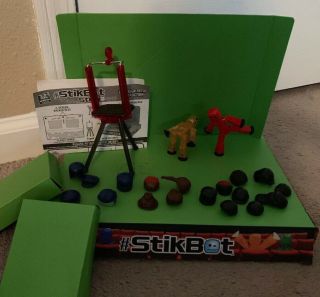 Zing Stikbot Studio Pro Toy Figure Kids Motion Stop Animation Play Toy,  Cop Set 2