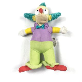 2014 The Simpsons Krusty The Clown Plush Doll Toy Simpsons Character