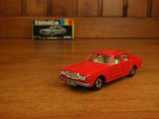 Tomy Tomica 75 Nissan Bluebird 2000 G6,  Made In Japan Vintage Pocket Car Rare