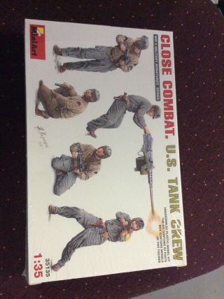 Miniart Wwii Us Tank Crew,  Close Combat Poses,  5 Figures In 1/35 135 St