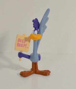 1990 Road Runner 3.  25 " Shell Gas Station Pvc Action Figure Looney Tunes Toons