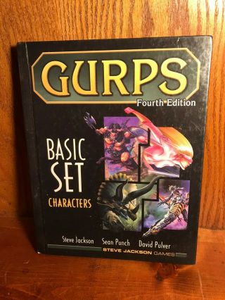 Gurps 4th Fourth Edition Basic Set Characters
